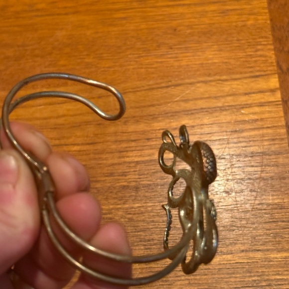 Vintage Silver Octopus Cuff Bracelet - Picture 5 of 5